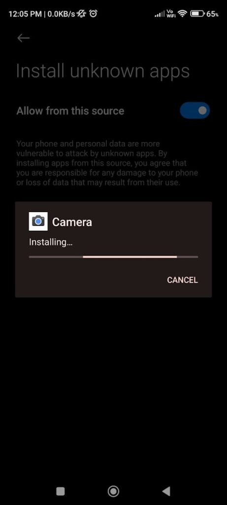 Install GCam APK